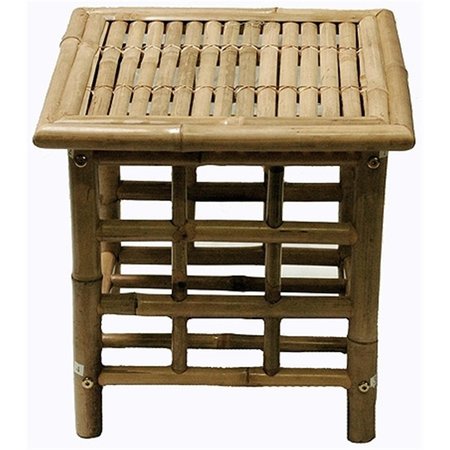BAMBOO54 18 Square End Table Bamboo 5451